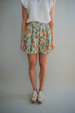 The Farren Floral Shorts (Green)