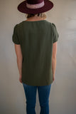 The Lesley Top (Olive)