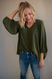 The Margie Top (Olive)