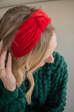 The Sadie Red Velvet Headband