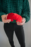 The Sadie Red Velvet Headband
