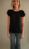 The Knox Gauze Top (Black)