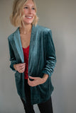The Laraine Velvet Blazer