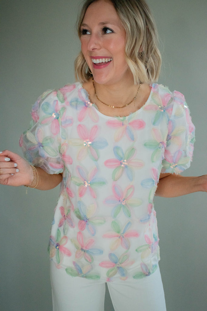 The Missy Flower Top