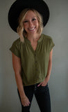 The Joan Button Top