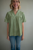 The Emery Suede Top