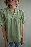 The Emery Suede Top