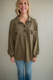 The Franklin Button Top