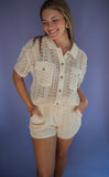 The Izzy Crochet Set (Cream)