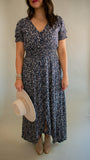 The Holden Button Dress (Blue)