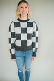 The Denay Checker Sweater