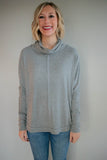 The Stetson Cowl Neck Top (Grey)