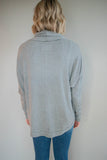 The Stetson Cowl Neck Top (Grey)