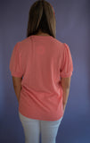 The Durham Ribbed Top (Coral)