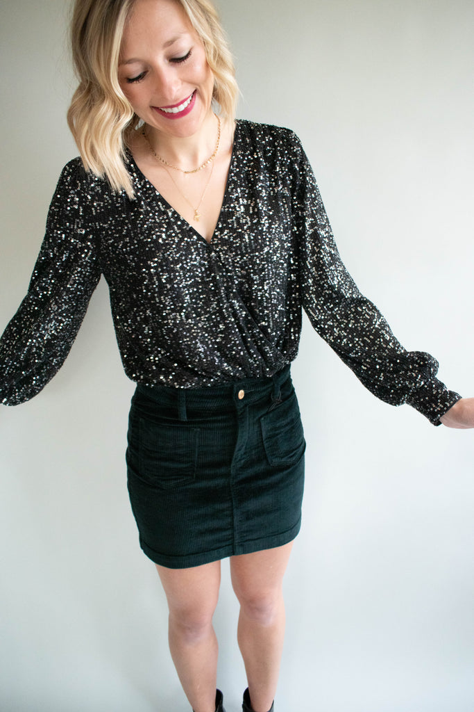 The Ivy Sequin Bodysuit