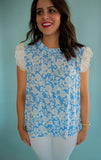 The Gladys Flutter Sleeve Top