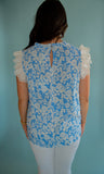 The Gladys Flutter Sleeve Top