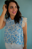 The Gladys Flutter Sleeve Top
