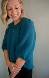 The Bristol Texture Puff Sleeve Top