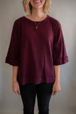 The Shelton Ribbed Sweater Top