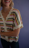 The Radley Button Knit Top