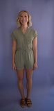 The Niznik Romper (Olive)
