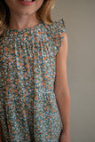 The Landrie Floral Dress-Blue (Tween)