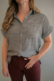 The Elijah Button Top (Grey)