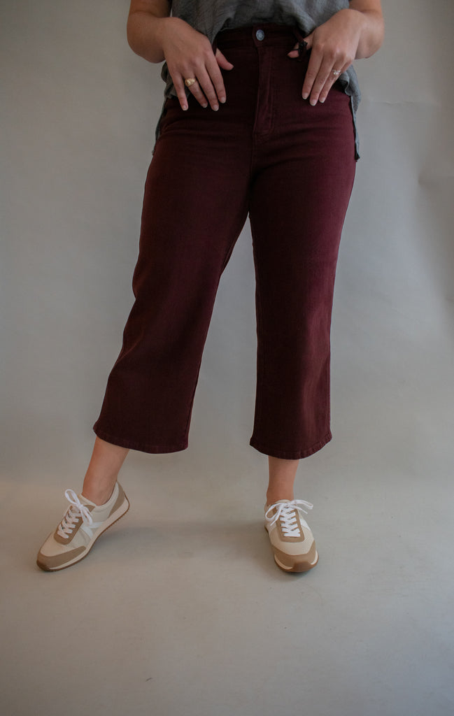 The Century Wide Crop Denim