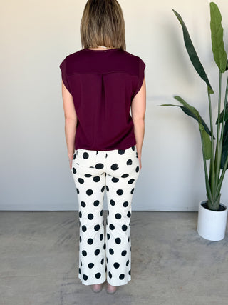 The Beaufort Top (Maroon)