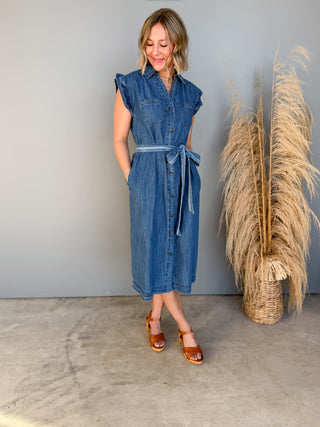 The Acadia Denim Dress