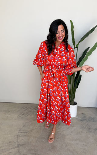 The Vail Button Dress