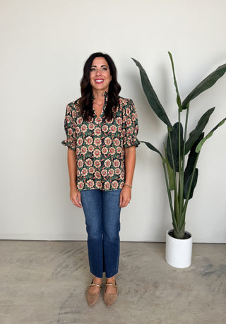 The Hayes Floral Top