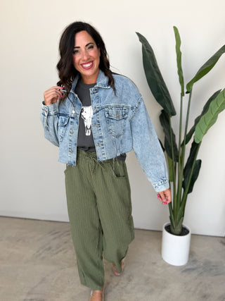 The Sophie Distressed Denim Jacket