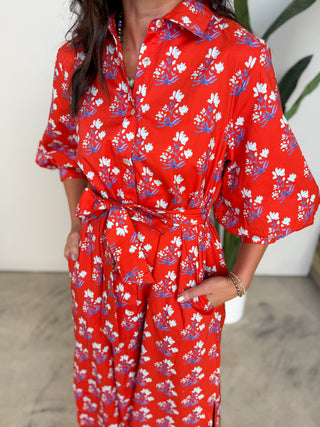 The Vail Button Dress