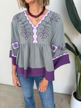 The Veronica Embroidered Top