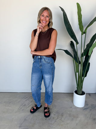 The Bailey Top (Brown)
