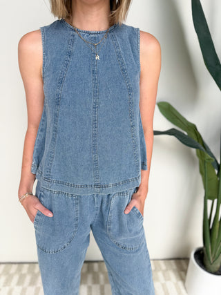 The McKenna Denim Top