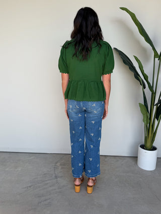 The Lennox Scalloped Sweater