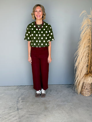 The Loretta Polkadot Top