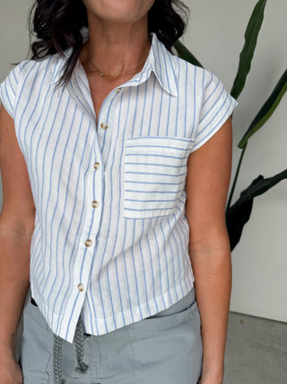 The Milo Button Top