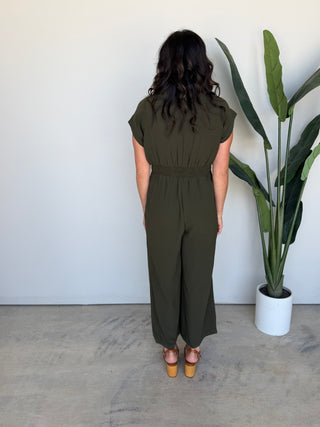 The Olivia Button Jumpsuit