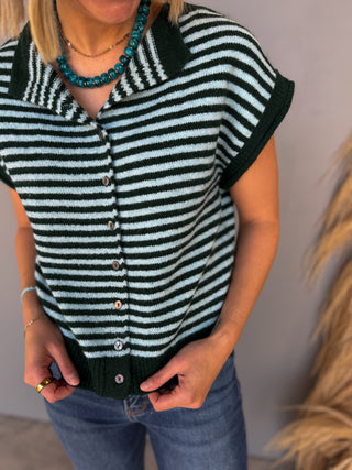 The Maggie Knit Top (Forest)