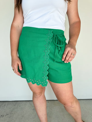 The Sylvie Eyelet Skort