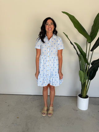 The London Button Dress
