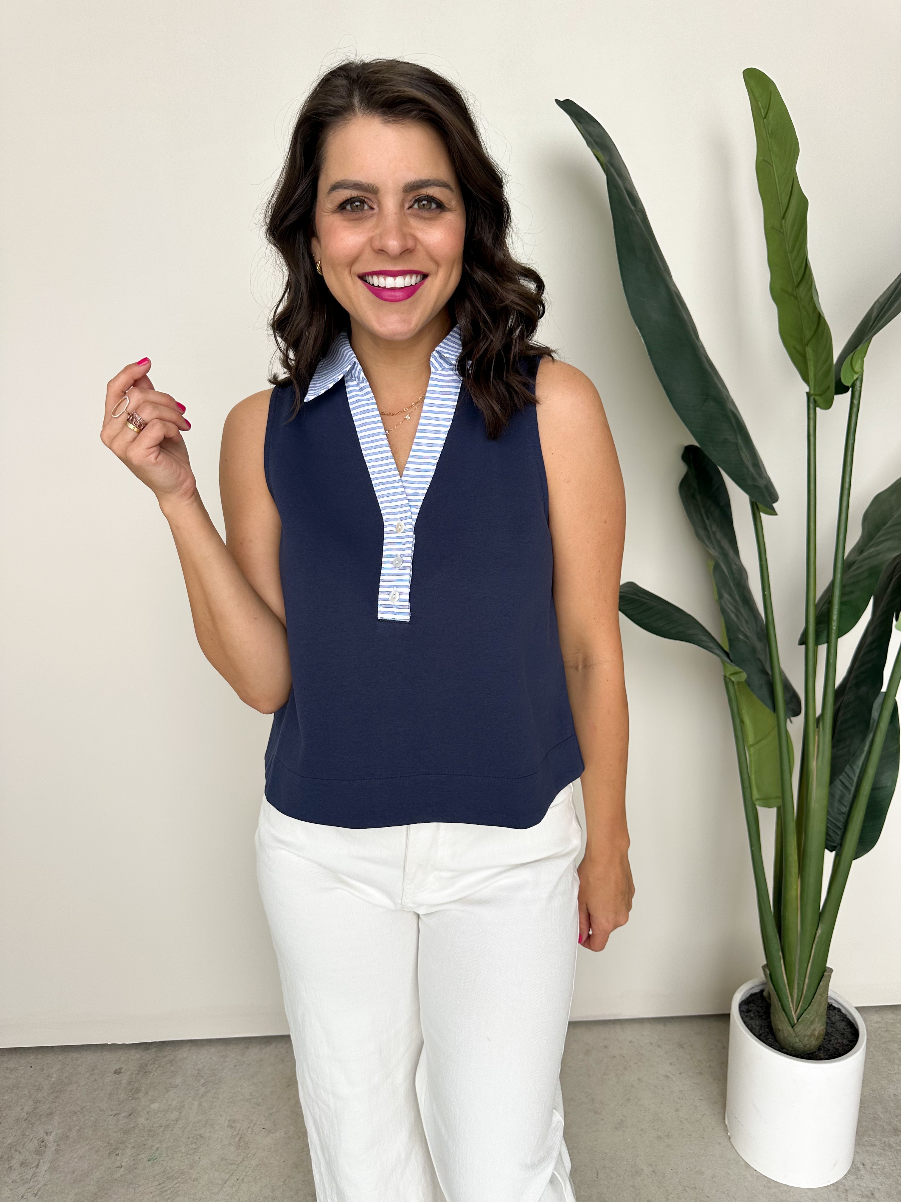 The Basso Collar Top – The Well Clothing Boutique The Basso Collar Top – The Well Clothing Boutique