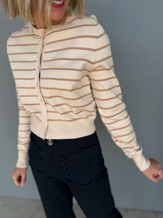 The Tatum Button Sweater