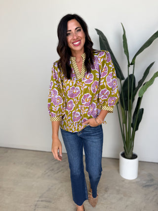 The Stowe Floral Top