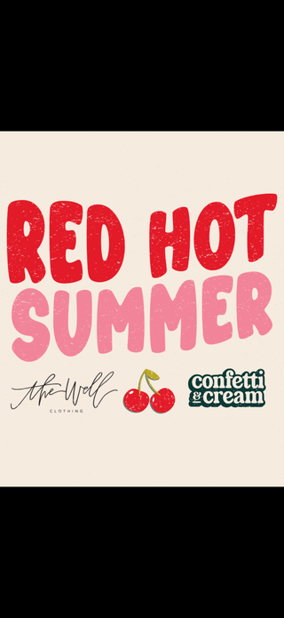 the well clothing red hot summer