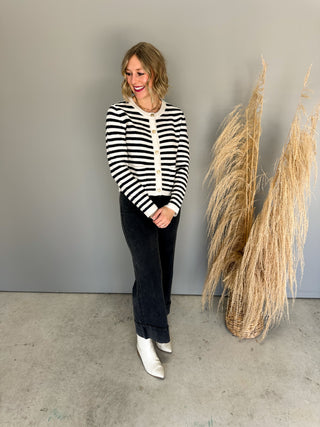 The Drew Button Sweater